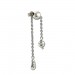 Silberdream SilberDream Ohrstecker Ohrhänger Kugel Tropfen Glänzend 925 Silber SDO6712J