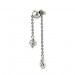 Silberdream SilberDream Ohrstecker Ohrhänger Kugel Tropfen Glänzend 925 Silber SDO6712J