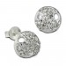 Silberdream SilberDream Ohrstecker Rund Zirkonia weiß 925er Silber Ohrring SDO8028W