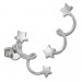 Silberdream SilberDream Ohrstecker Sternenschweif 925 Sterling Silber Ohrring SDO8212J