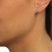 Silberdream SilberDream Ohrstecker Süßwasser Perle 5mm Grau 925er Silber SDO105K