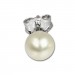 Silberdream SilberDream Ohrstecker Süßwasser Perle 5mm Weiß 925er Silber SDO105W