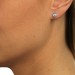 Silberdream SilberDream Ohrstecker Süßwasser Perle Grau 8mm 925 Silber SDO108K