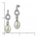 Silberdream SilberDream Ohrstecker Süßwasser Perle Weiß Mit Zirkonias 925 Silber SDO1748W