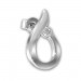 Silberdream SilberDream Ohrstecker Tropfen Zirkonia Weiß 925 Silber Damen Ohrring SDO4305W