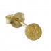 Silberdream SilberDream Ohrstecker Vergoldet Kugel 4mm Diamantiert 925er Ohrring SDO9514Y