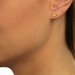 Silberdream SilberDream Ohrstecker Vergoldet Kugel 5mm Diamantiert 925er Ohrring SDO9515Y
