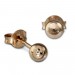 Silberdream SilberDream Ohrstecker vergoldet Kugel rosegold 925er Ohrring SDO9504E