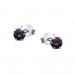 Silberdream SilberDream Ohrstecker Zirkonia lila 925 Silber Ohrring SDO8503V