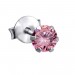 Silberdream SilberDream Ohrstecker Zirkonia Rosa 925 Silber Ohrring SDO8503A