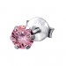 Silberdream SilberDream Ohrstecker Zirkonia Rosa 925 Silber Ohrring SDO8503A