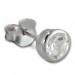 Silberdream SilberDream Ohrstecker Zirkonia Rund 5mm Weiß 925 Silber SDO8509W