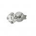 Silberdream SilberDream Ohrstecker Zirkonia Weiß 4mm Silber 925 Ohrring SDO8504W