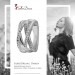 Silberdream SilberDream Ring Bandring Gedreht Zirkonia Weiß Gr.62 Aus 925er Silber SDR411W62