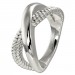 Silberdream SilberDream Ring Crossed Gr.60 Silberring aus 925er Silber SDR413J60