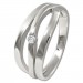 Silberdream SilberDream Ring Design Zirkonia weiß Gr.58 aus 925er Silber SDR420W58