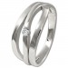 Silberdream SilberDream Ring Design Zirkonia weiß Gr.60 aus 925er Silber SDR420W60