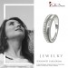 Silberdream SilberDream Ring Double Zirkonia Weiß Gr.58 Aus 925er Silber SDR416W58