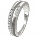 Silberdream SilberDream Ring Double Zirkonia weiß Gr.62 aus 925er Silber SDR416W62