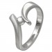 Silberdream SilberDream Ring Klassik Zirkonia weiß Gr.60 aus 925er Silber SDR417W60