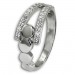 Silberdream SilberDream Ring Kreise Zirkonia weiß Gr.58 aus 925er Silber SDR407W58