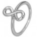 Silberdream SilberDream Ring Unendlichkeit Gr. 58 Sterling 925er Silber SDR451J58