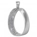 Silberdream SilberDream Schmuck Set Anhänger Und Ohrringe Oval Zirkonia Silber SDS426W