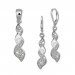 Silberdream SilberDream Schmuck Set Anhänger und Ohrringe Zopf Zirkonia Silber SDS4903W