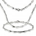 Silberdream SilberDream Schmuck Set Collier & Armband Style 925 Silber SDS405