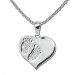 Silberdream SilberDream Schmuck Set Kette & Anhänger Herz Mit Füßchen Zirkonia 925 SDS4931W