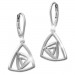 Silberdream SilberDream Schmuck Set Kette Und Ohrringe Dreiecke Zirkonia 925er SDS49183