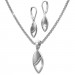 Silberdream SilberDream Schmuck Set Kette und Ohrringe Tropfen Zirkonia 925er SDS49193