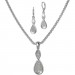 Silberdream SilberDream Schmuck Set Kette und Ohrringe Unendlich Zirkonia Silber SDS49083
