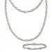 Silberdream SilberDream Schmuck Set Oval Collier & Armband Damen 925 Silber SDS4800T