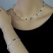 Silberdream SilberDream Schmuck Set Raute Collier & Armband Damen 925 Silber SDS459J