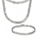 Silberdream SilberDream Schmuck Set Trendy Collier & Armband 925 Silber SDS407