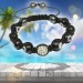 Silberdream SilberDream Shamballa Armband Auge Zirkonia Kugeln SDA927