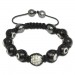 Silberdream SilberDream Shamballa Armband Auge Zirkonia Kugeln SDA927