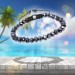 Silberdream SilberDream Shamballa Armband Glas Schwarz 34 Geschliffene Kugeln SDA911