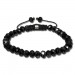 Silberdream SilberDream Shamballa Armband Glas schwarz 34 geschliffene Kugeln SDA911