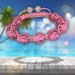 Silberdream SilberDream Shamballa Armband Totenkopf Zirkonia Rosa SDA920