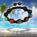 Silberdream SilberDream Shamballa Armband Zirkonia Bunt 5 Glitzer Kugeln SDA925