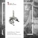 Silberdream SilberDream Silber Charm Delfin Armband Ketten-Anhänger FC4101