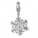 Silberdream SilberDream Silber Charm Schneeflocke Armband Anhänger FC3115