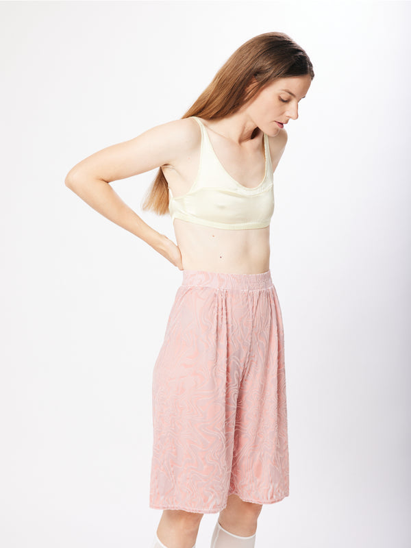 Simone Wild Devore Print Bermuda