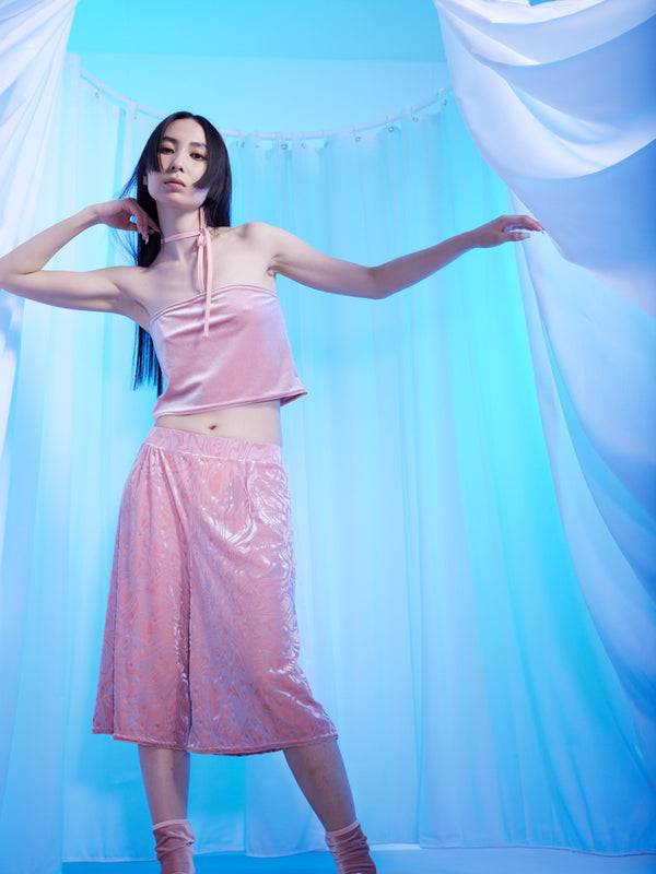 Simone Wild Devore Print Bermuda