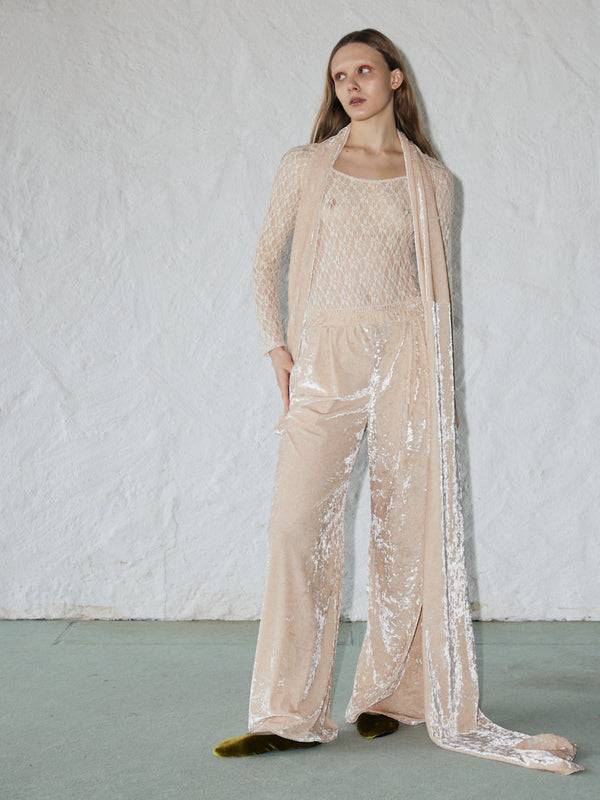 Simone Wild Hammered Velvet Pocket Pants