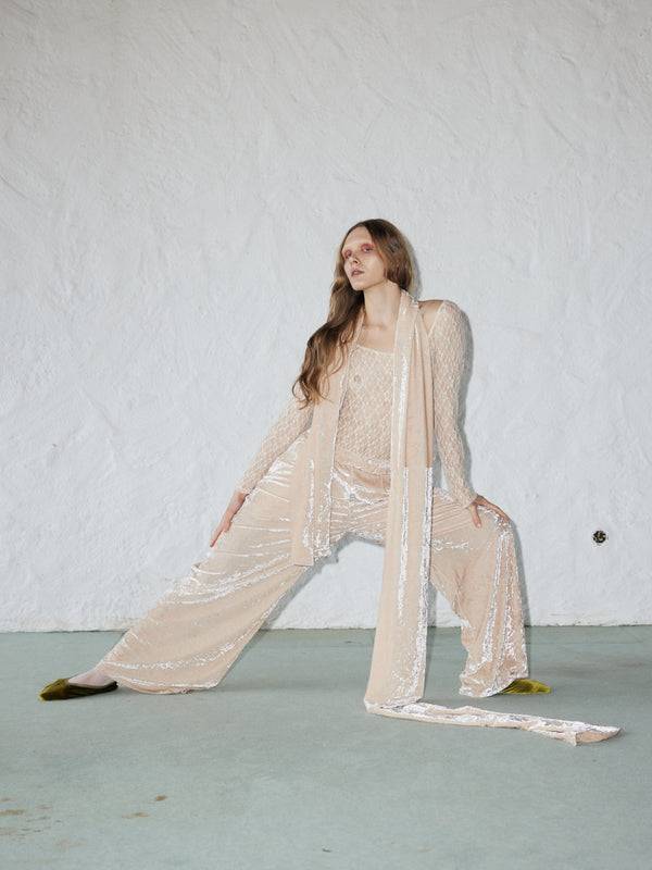 Simone Wild Hammered Velvet Pocket Pants