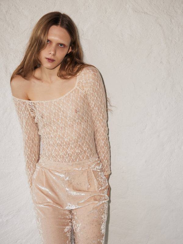 Simone Wild Lace Body Swan