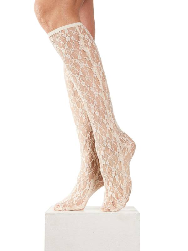 Simone Wild Lace Knee Socks
